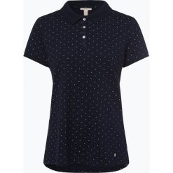 Esprit Casual - Damska koszulka polo, niebieski. Niebieskie koszulki damskie polo Esprit Casual, l, z aplikacjami, polo, bez rękawów, bez kaptura. Za 99,95 zł.