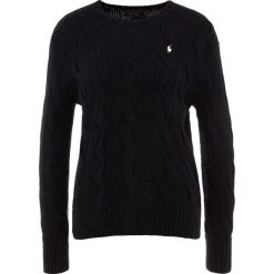 Polo Ralph Lauren OVERSIZED CABLE Sweter polo black. Czarne swetry klasyczne damskie marki Polo Ralph Lauren, m, z bawełny. Za 589,00 zł.