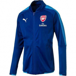 Kurtka sportowa "FC Arsenal" w kolorze niebieskim. Niebieskie kurtki sportowe męskie Puma, m. W wyprzedaży za 159,95 zł.