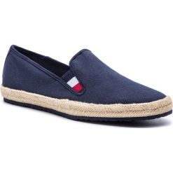 Espadryle TOMMY HILFIGER - Canvas Slipon Espadrille FM0FM02251 Midnight 403. Niebieskie espadryle męskie z materiału. W wyprzedaży za 189,00 zł.