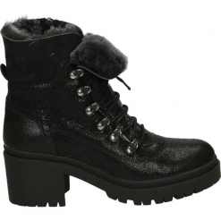 Botki - 105255 CRI BL. Czarne botki damskie Venezia, z nubiku. Za 319,00 zł.