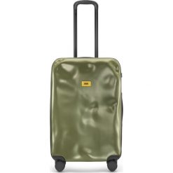Walizka Icon średnia matowa oliwkowa. Zielone walizki Crash Baggage, bez wzorów, wakacyjne. Za 1204,00 zł.