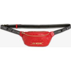 Love Moschino - Saszetka damska, czerwony. Czerwone saszetki damskie Love Moschino, bez wzorów, ze skóry, bez dodatków. Za 599,95 zł.