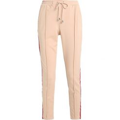 Spodnie dresowe damskie: Missguided DOUBLE SIDE STRIPE JOGGERS Spodnie treningowe camel