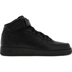 Nike Sportswear - Buty Air Force 1 Mid '07. Czarne buty sportowe męskie Nike Sportswear, ze skóry, bez zapięcia. Za 429,90 zł.