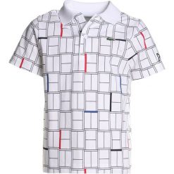 Bluzki dziewczęce bawełniane: Lacoste Sport TENNIS Koszulka polo white/black/red/marino