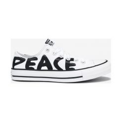 Converse Chuck Taylor All Star Peace Powered Tenisówki Biały. Białe trampki męskie Converse, bez wzorów, z materiału, retro, bez zapięcia. Za 343,95 zł.