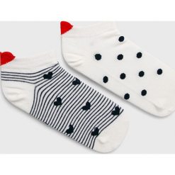 Answear - Skarpetki (2 pack). Szare skarpetki damskie ANSWEAR, bez wzorów, z elastanu. W wyprzedaży za 19,90 zł.