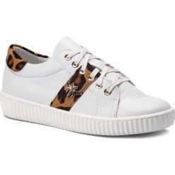 Sneakersy R.POLAŃSKI - 0961 Biały Lico/Pantera. Białe półbuty damskie R.Polański, ze skóry. Za 319,00 zł.