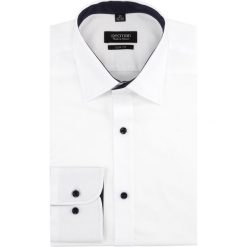 Koszula bexley 2768e długi rękaw slim fit biały. Białe koszule męskie Recman, m, bez wzorów, bez kołnierzyka, z długim rękawem. Za 139,00 zł.