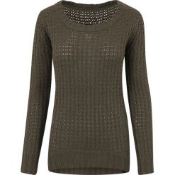 Swetry damskie: RED by EMP Long Wideneck Sweater Sweter damski oliwkowy