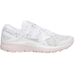 Buty sportowe "Omni Iso" w kolorze białym. Białe buty sportowe damskie Saucony, z materiału. W wyprzedaży za 318,95 zł.