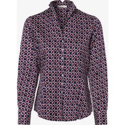 Eterna Comfort Fit - Bluzka damska, niebieski. Niebieskie bluzki damskie Eterna Comfort Fit, bez wzorów, eleganckie, ze stójką, bez rękawów. Za 249,95 zł.
