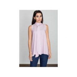 Bluzka M547 Róż. Różowe bluzki damskie marki FIGL, xl, bez wzorów, bez kołnierzyka, bez rękawów. Za 119,00 zł.