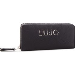 Duży Portfel Damski LIU JO - Xl Zip Around Colora N68201 E0037 Nero 22222. Czarne portfele damskie Liu Jo, ze skóry ekologicznej. Za 299,00 zł.