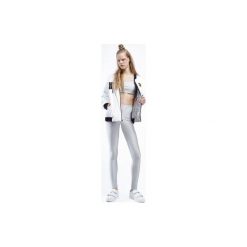 Bomber dwustronny srebrny (UNISEX). Szare bluzy damskie marki Kozacki Mops, s, z haftami, z poliesteru, bez rękawów, bez kaptura. Za 349,00 zł.