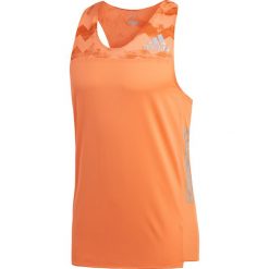 Koszulka do biegania męska ADIDAS ADIZERO SINGLET / CE0353. Pomarańczowe t-shirty męskie marki Adidas, m, do biegania. Za 209,00 zł.