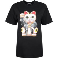 Domrebel T-shirt "Lucky-Box-T". Bluzki damskie Domrebel, bez wzorów, z bawełny, z okrągłym kołnierzem, bez rękawów. Za 549,00 zł.