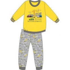 Bielizna chłopięca: Piżama Kids Boy 593/73 Construction żółta r. 92