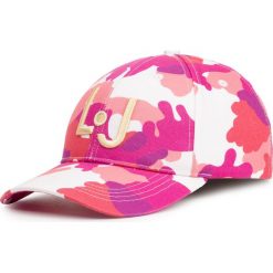 Czapka z daszkiem LIU JO - Baseball Stampato V19108 T0300 St.Camoufl/Fram U9038. Różowe czapki damskie Liu Jo, bez wzorów, z bawełny. Za 189,00 zł.