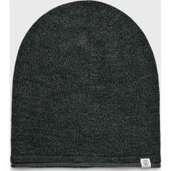 Tom Tailor Denim - Czapka. Czarne czapki zimowe męskie TOM TAILOR DENIM, z bawełny. W wyprzedaży za 59,90 zł.