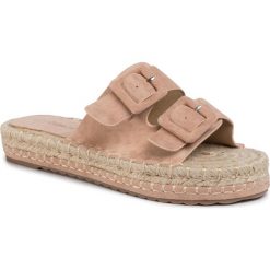 Espadryle DEEZEE - WSS20301-01 Pink. Różowe espadryle damskie DeeZee, bez wzorów, z tworzywa sztucznego, bez obcasa. Za 79,99 zł.