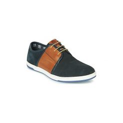 Buty Base London JIVE. Niebieskie trampki męskie marki Base London, bez wzorów, bez zapięcia. Za 329,00 zł.