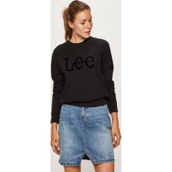 Lee - Bluza. Czarne bluzy damskie Lee, s, z aplikacjami, z bawełny. W wyprzedaży za 179,90 zł.