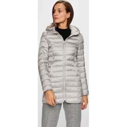 Only - Kurtka. Szare kurtki damskie pikowane ONLY, l, z materiału, z kapturem. Za 259,90 zł.