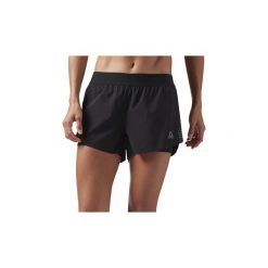 Szorty i Bermudy Reebok Sport Perforowane spodenki 2 w 1. Czarne bermudy damskie marki Reebok Sport, s, sportowe. Za 179,00 zł.