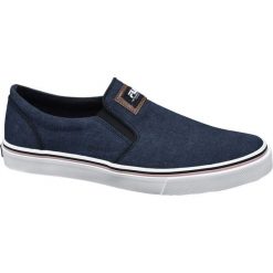Sneakersy męskie Fila granatowe. Niebieskie sneakersy męskie Fila, bez zapięcia. Za 99,90 zł.