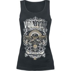Volbeat Old Letters Top damski czarny. Czerwone topy damskie marki WED'ZE, xl, z elastanu, z kapturem. Za 74,90 zł.
