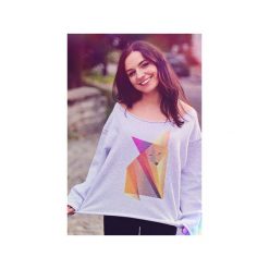 Lis origami szara gruba bez. Szare bluzy damskie One mug a day, s, z nadrukiem, z bawełny, bez rękawów, bez kaptura. Za 129,00 zł.