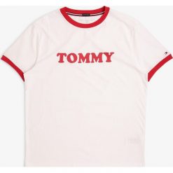 Tommy Hilfiger - Męska koszulka od piżam, biały. Białe koszulki męskie TOMMY HILFIGER, m, bez wzorów, z bawełny, bez kołnierzyka, bez rękawów. Za 159,95 zł.
