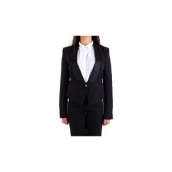 Żakiety / Blezery Trussardi 56H00028-1T001619. Czarne żakiety damskie marki Trussardi, bez wzorów. Za 502,16 zł.