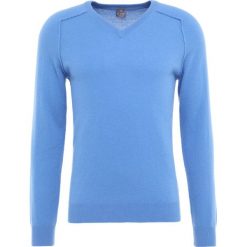 Swetry klasyczne męskie: FTC Cashmere PULLOVER Sweter breezy blue