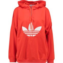Bluzy damskie: adidas Originals Bluza z kapturem bold orange