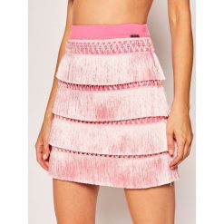 Spódnica mini Guess W0GD06 WCZ40. Różowe spódniczki damskie Guess, m, z aplikacjami, z elastanu, mini. W wyprzedaży za 399,00 zł.