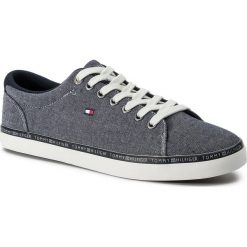 Tenisówki TOMMY HILFIGER - Essential Craft Vulc FM0FM02284 Midnight 403. Niebieskie półbuty męskie TOMMY HILFIGER, bez wzorów, z gumy, bez zapięcia. Za 299,00 zł.
