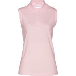 Top bonprix bladoróżowy. Różowe bluzki damskie bonprix, bez wzorów, polo. Za 49,99 zł.