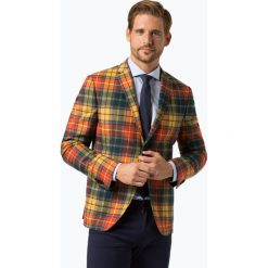 Finshley & Harding London - Marynarka męska – Bill, czerwony. Czerwone marynarki męskie slim fit Finshley & Harding London, w kolorowe wzory. Za 449,95 zł.