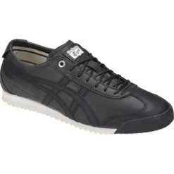 Onitsuka Tiger Mexico 66 SD 1183A395-025. Czarne buty sportowe męskie marki Onitsuka Tiger, ze skóry, bez zapięcia. W wyprzedaży za 399,99 zł.