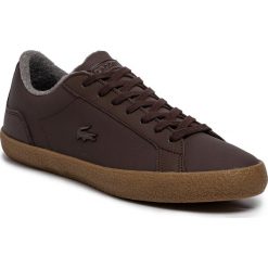 Sneakersy LACOSTE - Lerond 319 3 Cma 7-38CMA0050031 Dk Brw/Gum. Pomarańczowe sneakersy męskie Lacoste, bez zapięcia. Za 399,99 zł.