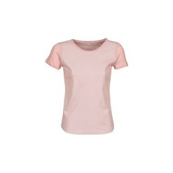 T-shirty z krótkim rękawem Majestic 902. Różowe t-shirty damskie Majestic, bez wzorów, bez kołnierzyka. W wyprzedaży za 461,40 zł.