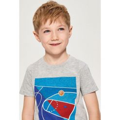 T-shirt z nadrukiem - Jasny szar. Szare t-shirty chłopięce z nadrukiem marki Ombre Clothing, m. Za 29,99 zł.