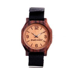 Zegarek SmartWoods Unisex Drewniany Hexa 4107 Palisander brązowy. Pomarańczowe zegarki damskie SmartWoods. Za 399,99 zł.