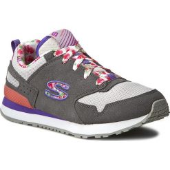 Sneakersy SKECHERS - Floral Fancies 84201L/GYMT Gray/Mt. Szare półbuty damskie Skechers, ze skóry. W wyprzedaży za 169,00 zł.