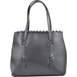 Torebki klasyczne damskie: Skórzana torebka w kolorze czarnym – (S)33 x (W)24 x (G)16 cm