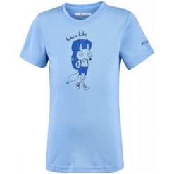 Columbia Chłopięca Koszulka Mini Ridge Tee 110 Jasnoniebieska. Szare t-shirty chłopięce Columbia, bez wzorów, bez rękawów. Za 85,00 zł.