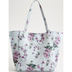 Wzorzysta torebka shopper z dodatkową mini torebką - Wielobarwny. Torby damskie na zakupy Mohito, bez wzorów, bez dodatków. Za 99,99 zł.